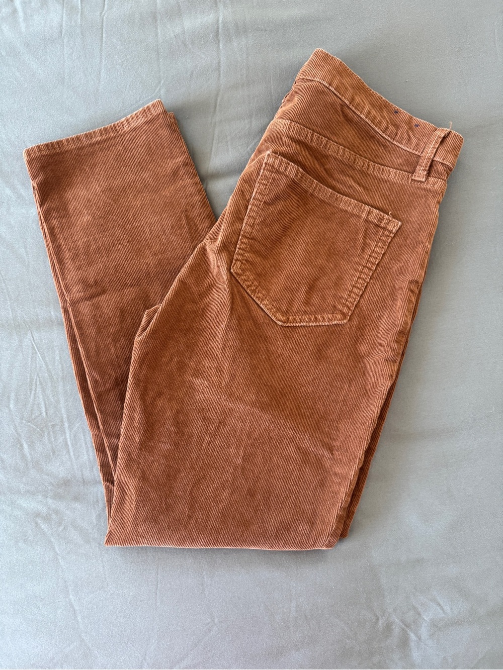GAP Vintage Slim High Rise Corduroy Pants Size 29 8R Brown